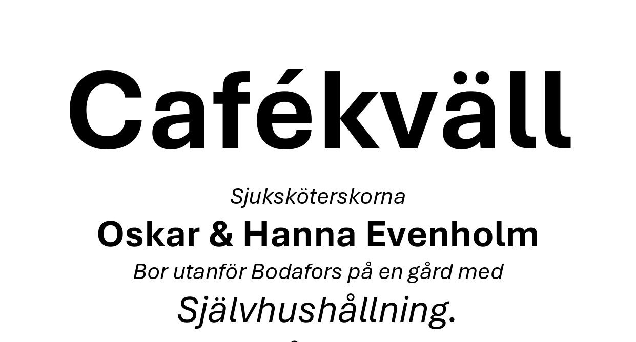 Kostnadsfri servering och fritt inträde. Vi önskar att en gåva ges till Ge För Livet under kvällen som går till en skola i Egypten för barn med särskilda behov