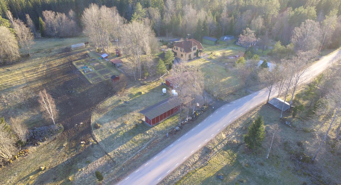 Solhemgården ovanifrån.