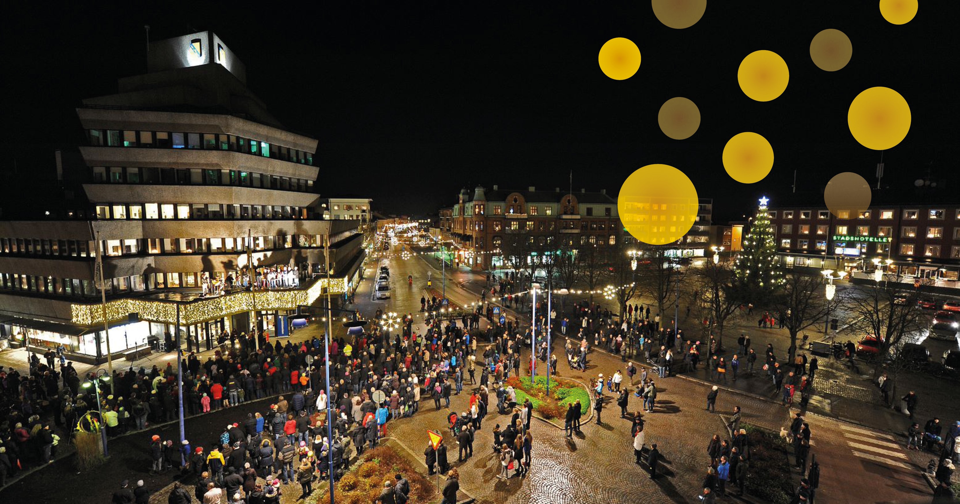 Bilder från ljuständningen 2013