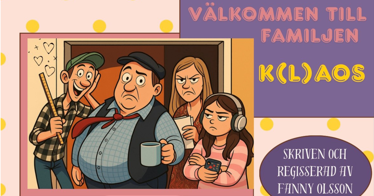 affisch för teaterpjäs