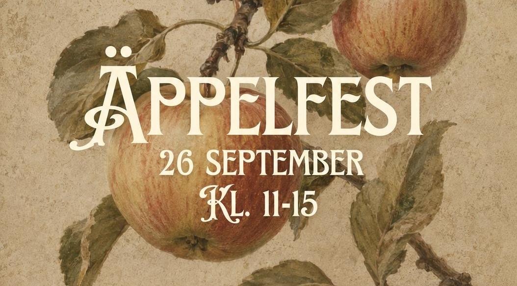 Bild på äppelfesten 26/9 klockan 11-15