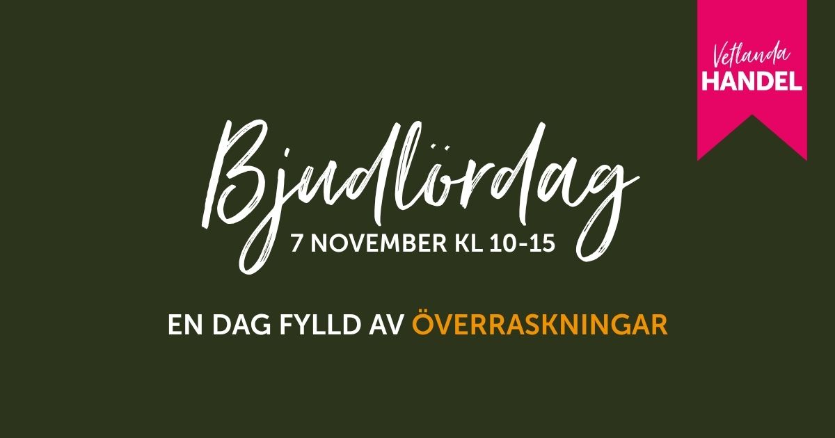 Bjudlördag 7 november