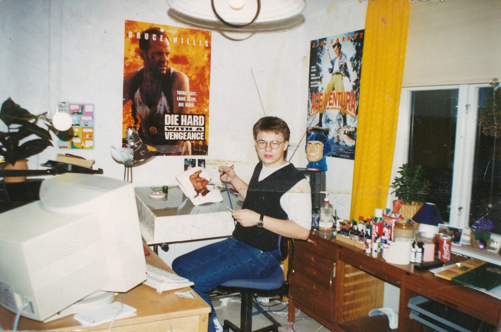 Bild på David Gunnarsson från 1996