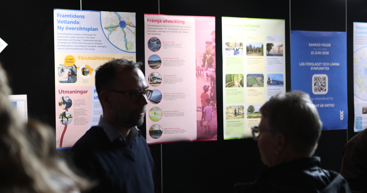 Dekorativbild om evenemanget samrådsutställning översiktsplan.