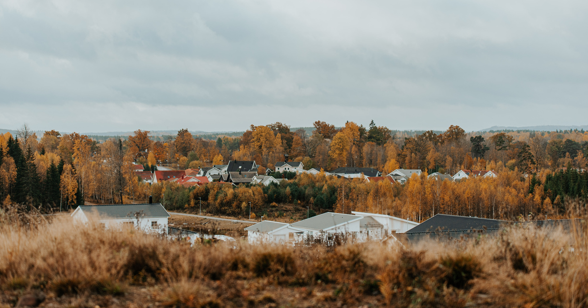 Himlabackarna i höstskrud.