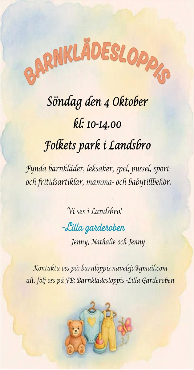 Barnloppis 4 oktober