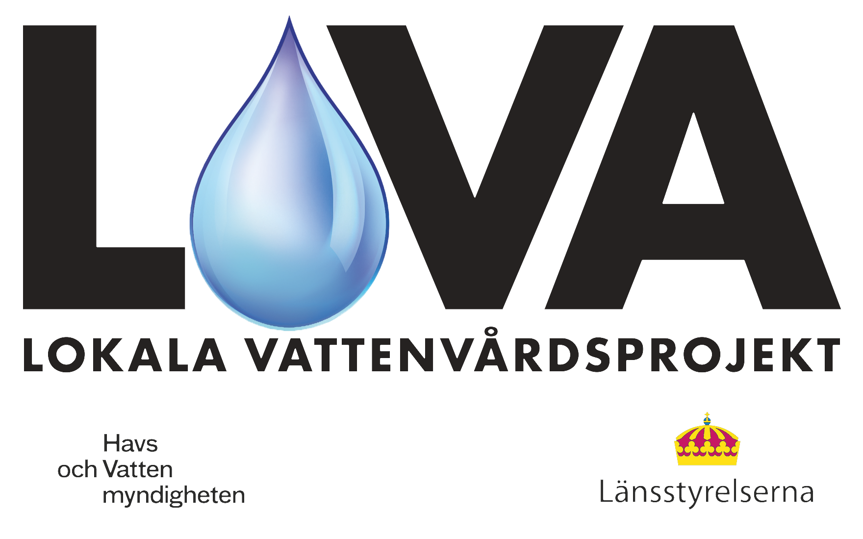 LOVA lokala vattenprojekt logotyp
