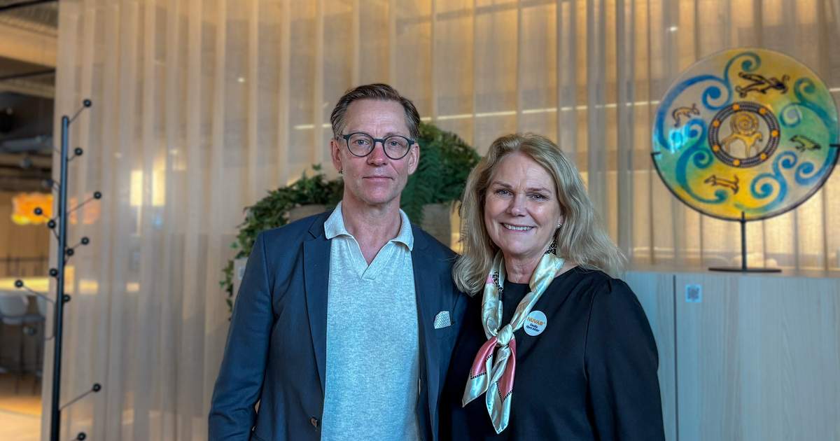 Niclas Lindqvist och Cecilia Hjort Athler på Nuvab.