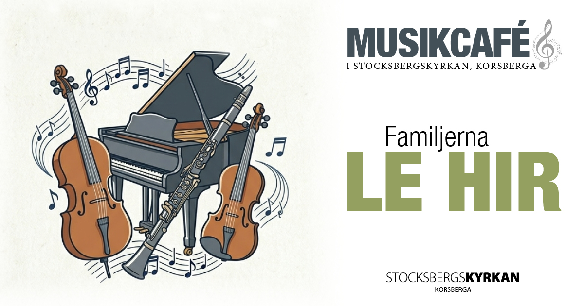 Musikcafé med familjerna Le Hir.
