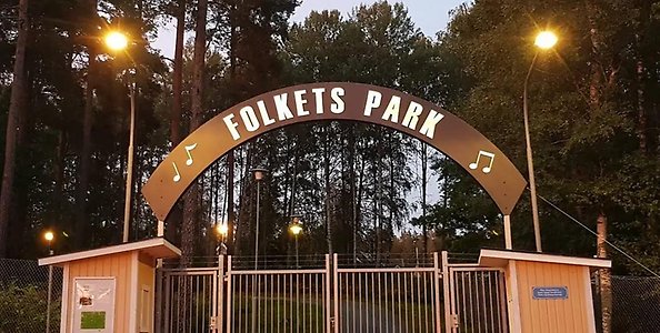 Entrén till Vetlanda Folkets park